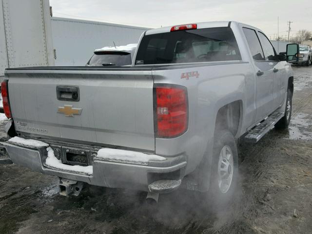 1GC1KUEG8JF130618 - 2018 CHEVROLET SILVERADO SILVER photo 4