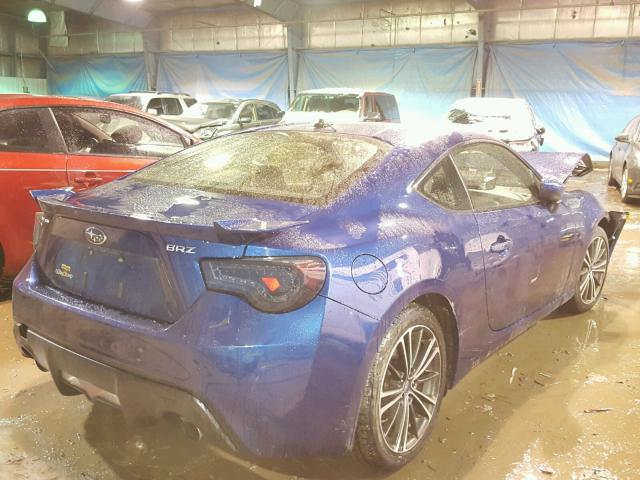 JF1ZCAC12D2605114 - 2013 SUBARU BRZ 2.0 LI BLUE photo 4