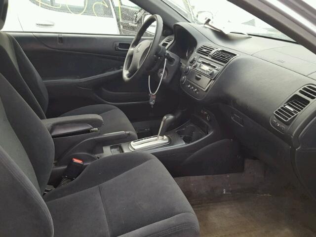 1HGEM22964L032250 - 2004 HONDA CIVIC EX SILVER photo 5