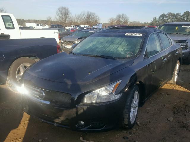 1N4AA5AP0EC475847 - 2014 NISSAN MAXIMA S BLACK photo 2