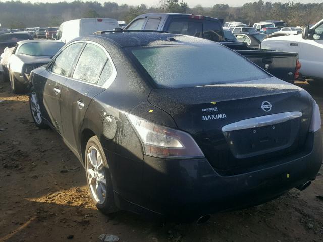 1N4AA5AP0EC475847 - 2014 NISSAN MAXIMA S BLACK photo 3