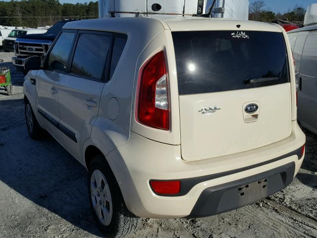 KNDJT2A52C7355913 - 2012 KIA SOUL CREAM photo 3