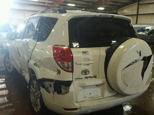 JTMZK32V165003738 - 2006 TOYOTA RAV4 SPORT WHITE photo 3