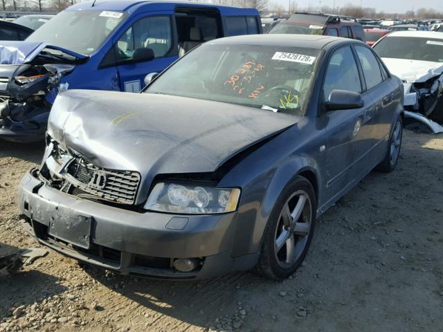 WAULC68E82A103877 - 2002 AUDI A4 1.8T QU GRAY photo 2