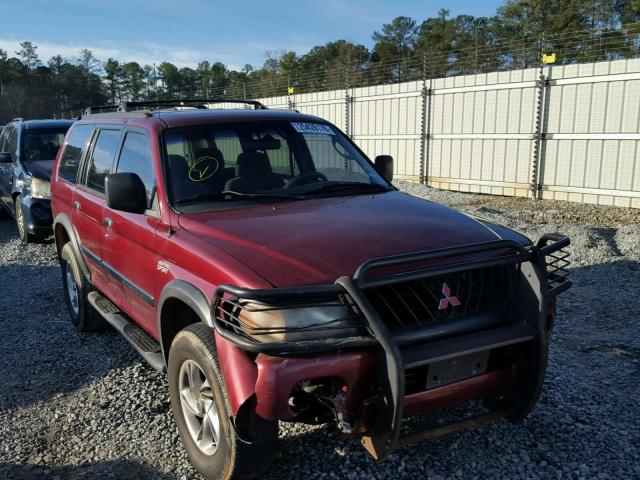 JA4MT31H8YP060393 - 2000 MITSUBISHI MONTERO SP BURGUNDY photo 1