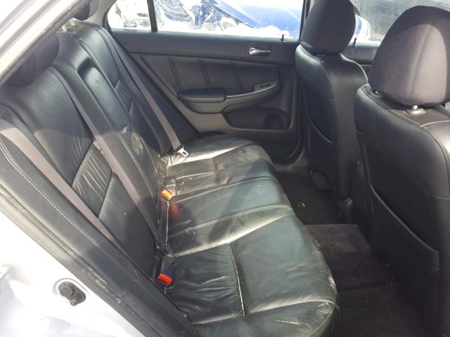 1HGCM56885A040762 - 2005 HONDA ACCORD EX SILVER photo 6