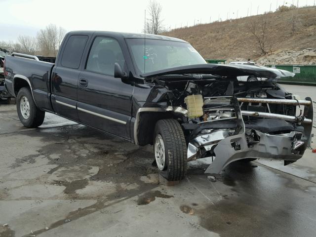 2GCEK19T941237292 - 2004 CHEVROLET SILVERADO BLACK photo 1