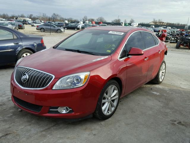 1G4PR5SK7C4137364 - 2012 BUICK VERANO CON RED photo 2