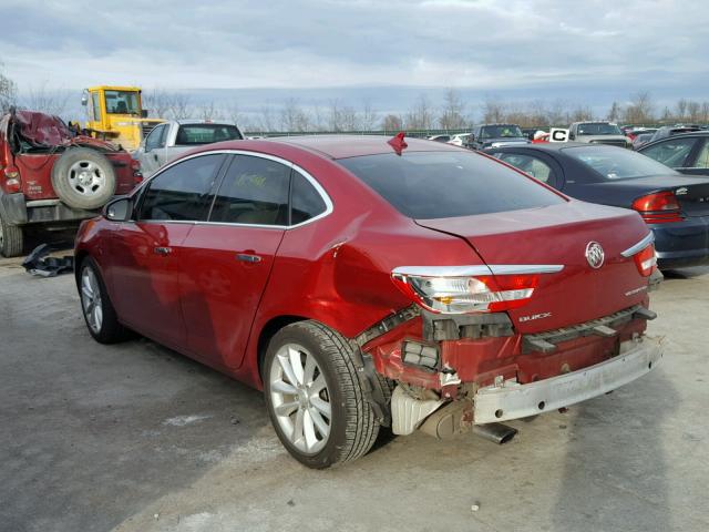 1G4PR5SK7C4137364 - 2012 BUICK VERANO CON RED photo 3