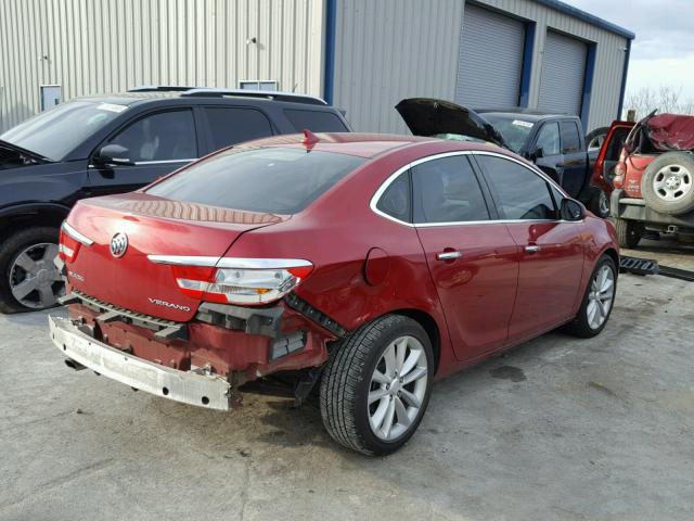 1G4PR5SK7C4137364 - 2012 BUICK VERANO CON RED photo 4