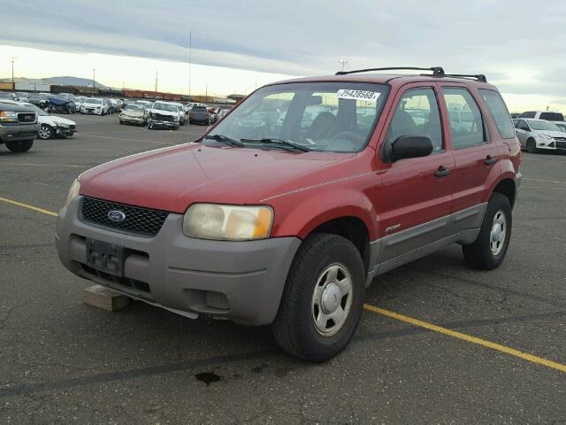 1FMUU01B71KF33518 - 2001 FORD ESCAPE XLS RED photo 2