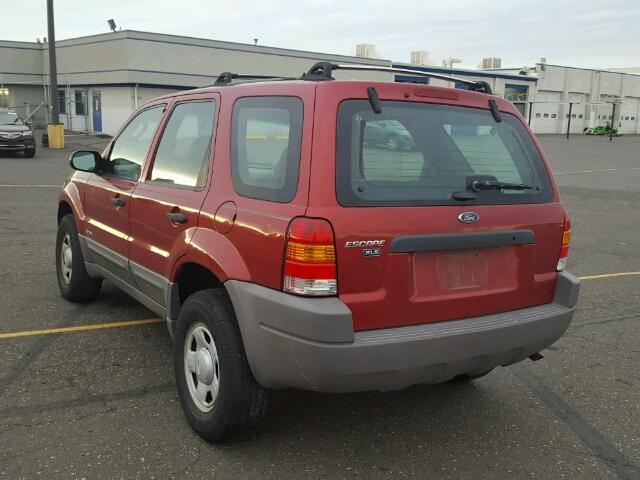 1FMUU01B71KF33518 - 2001 FORD ESCAPE XLS RED photo 3