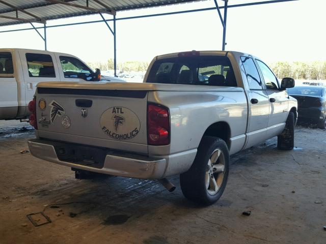 1D7HA18N38J115032 - 2008 DODGE RAM 1500 S GRAY photo 4