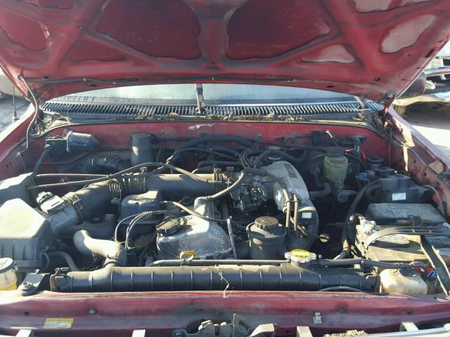 4TAWM72N0WZ084952 - 1998 TOYOTA TACOMA XTR RED photo 7