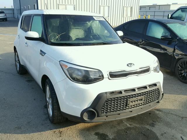 KNDJP3A5XF7171544 - 2015 KIA SOUL + WHITE photo 1