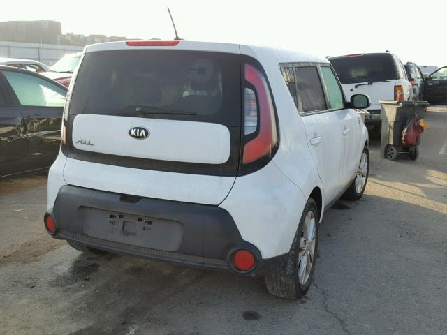 KNDJP3A5XF7171544 - 2015 KIA SOUL + WHITE photo 4