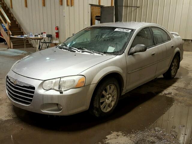 1C3EL56R64N252946 - 2004 CHRYSLER SEBRING LX SILVER photo 2