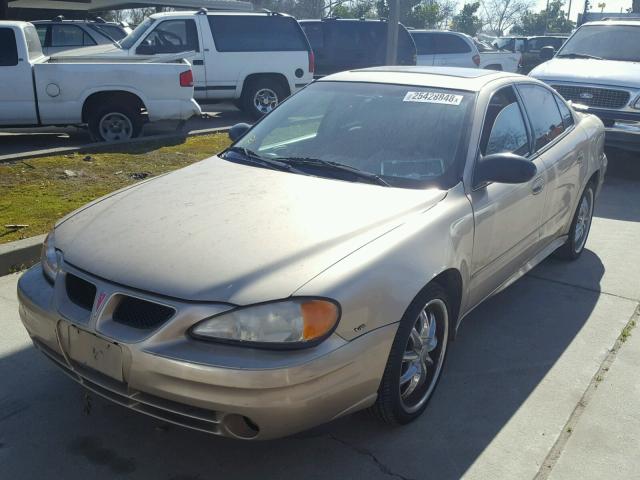 1G2NE52E75M153914 - 2005 PONTIAC GRAND AM S TAN photo 2