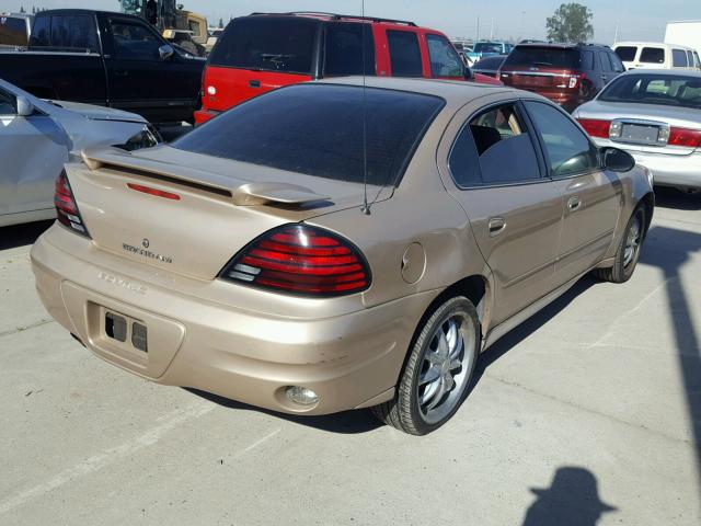 1G2NE52E75M153914 - 2005 PONTIAC GRAND AM S თაფლისფერი ფოტო 4