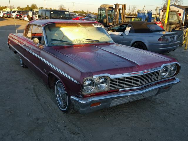 0000041847L138768 - 1964 CHEVROLET IMPALA SS BURGUNDY photo 1