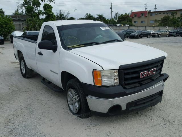 1GTEC14X78Z242477 - 2008 GMC SIERRA C15 WHITE photo 1