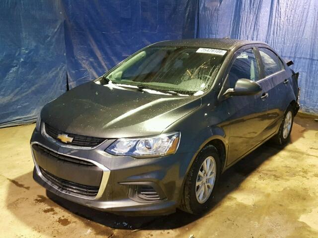 1G1JD5SH9H4140635 - 2017 CHEVROLET SONIC LT CHARCOAL photo 2