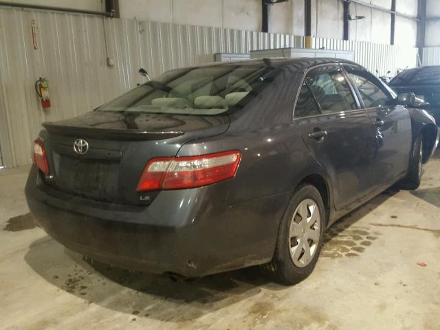 4T1BE46K08U768748 - 2008 TOYOTA CAMRY CE GRAY photo 4