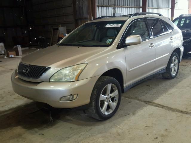 JTJGA31U240022082 - 2004 LEXUS RX 330 BROWN photo 2