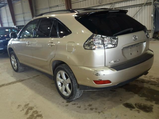 JTJGA31U240022082 - 2004 LEXUS RX 330 BROWN photo 3