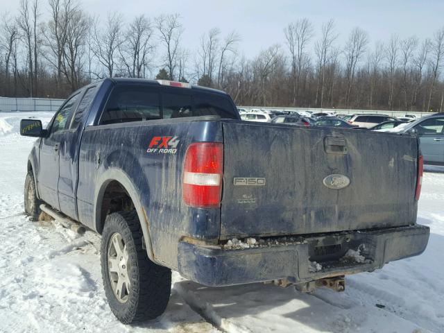 1FTPX14576NA67633 - 2006 FORD F150 BLUE photo 3