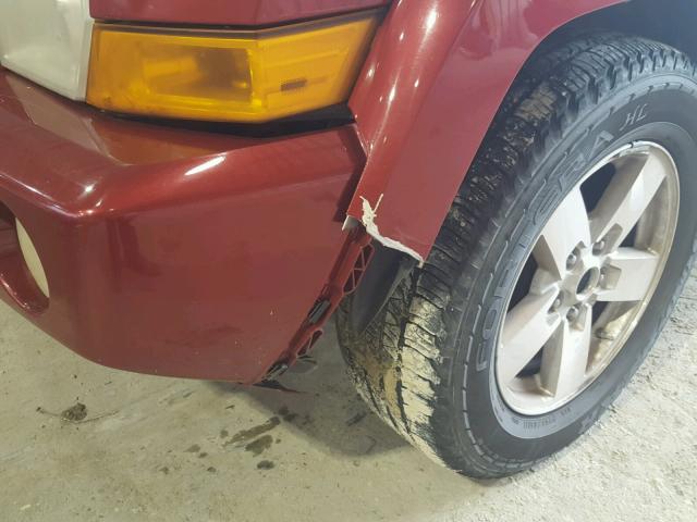1J8HG48NX6C247077 - 2006 JEEP COMMANDER წითელი ფოტო 9