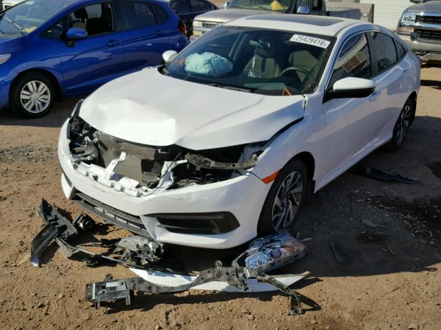19XFC2F75GE047513 - 2016 HONDA CIVIC EX თეთრი ფოტო 2