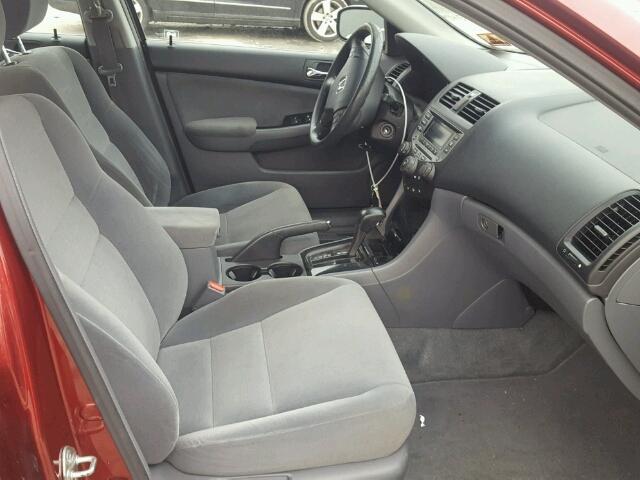 1HGCM56386A102327 - 2006 HONDA ACCORD SE RED photo 5