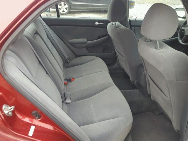 1HGCM56386A102327 - 2006 HONDA ACCORD SE RED photo 6