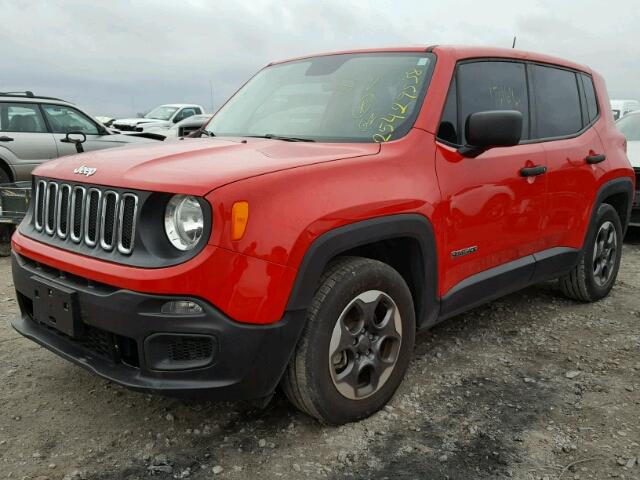 ZACCJAATXFPB79045 - 2015 JEEP RENEGADE S 红色 照片 2