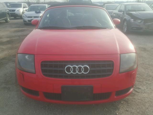 TRUTC28N431003441 - 2003 AUDI TT RED photo 9