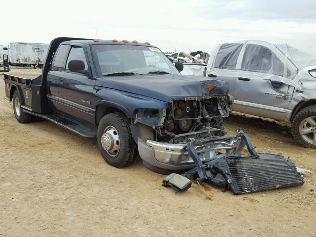 1B7MC33651J285056 - 2001 DODGE RAM 3500 BLUE photo 1