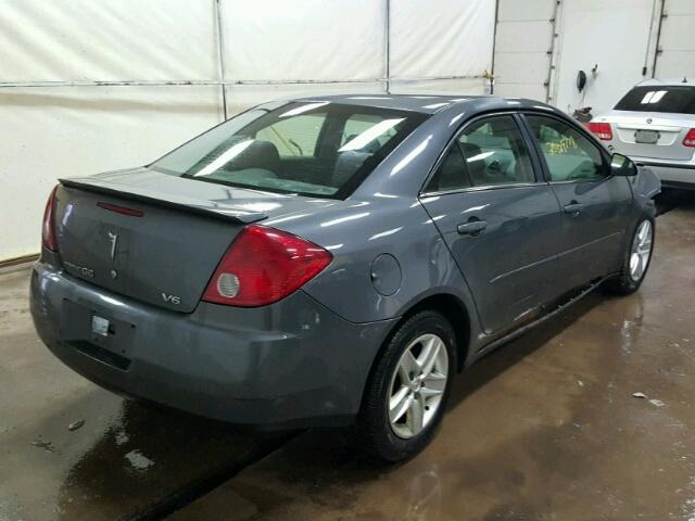 1G2ZG58N474233600 - 2007 PONTIAC G6 BASE GRAY photo 4