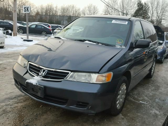 5FNRL18574B122723 - 2004 HONDA ODYSSEY LX GRAY photo 2