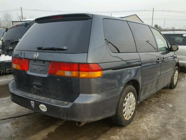 5FNRL18574B122723 - 2004 HONDA ODYSSEY LX GRAY photo 4