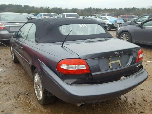 YV1NC63D34J047189 - 2004 VOLVO C70 LPT GRAY photo 3