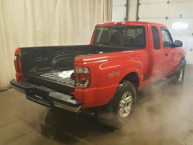 1FTZR45E52PB59356 - 2002 FORD RANGER SUP RED photo 4