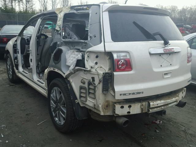 1GKKVTED6BJ224446 - 2011 GMC ACADIA DEN WHITE photo 3