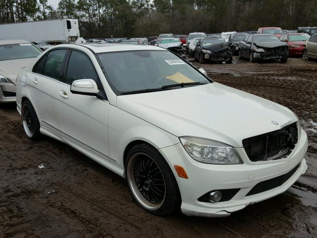 WDDGF54XX9F202510 - 2009 MERCEDES-BENZ C 300 WHITE photo 1