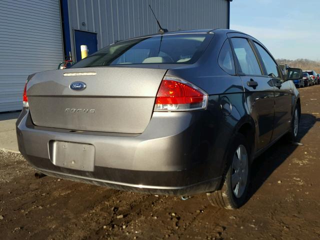 1FAHP3EN7BW195718 - 2011 FORD FOCUS S GRAY photo 4