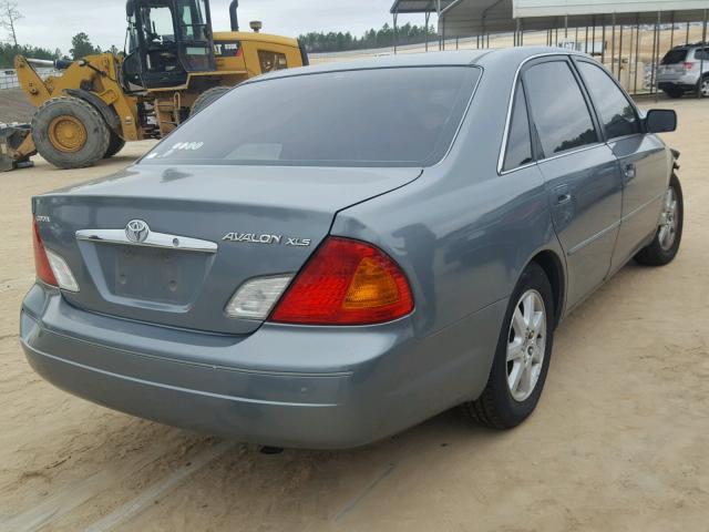 4T1BF28B32U251806 - 2002 TOYOTA AVALON XL GRAY photo 4