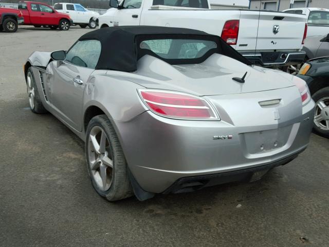 1G8MG35X58Y116080 - 2008 SATURN SKY REDLIN SILVER photo 3