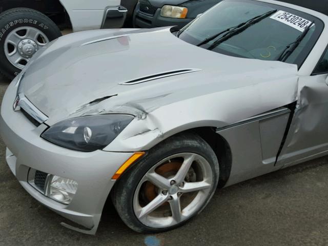 1G8MG35X58Y116080 - 2008 SATURN SKY REDLIN SILVER photo 9