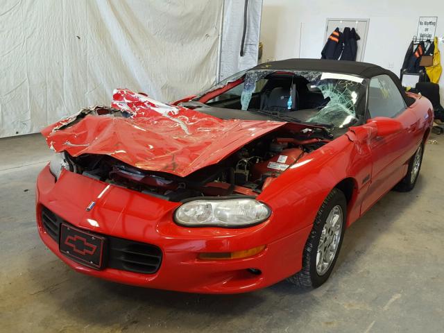 2G1FP32G912147637 - 2001 CHEVROLET CAMARO Z28 RED photo 2