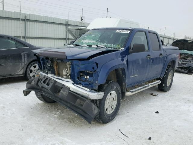 1GTDT136858193554 - 2005 GMC CANYON BLUE photo 2